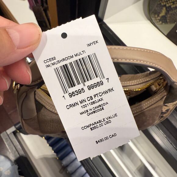 Coach Carmen Mini Crossbody Bag in Patchwork CCE64 CCE62 - Picture 15 of 15